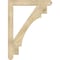 Ekena Millwork Merced Craftsman Rough Sawn Bracket, Douglas Fir, 4"W x 34"D x 46"H BKT04X34X46MRC04RDF - alternate 3
